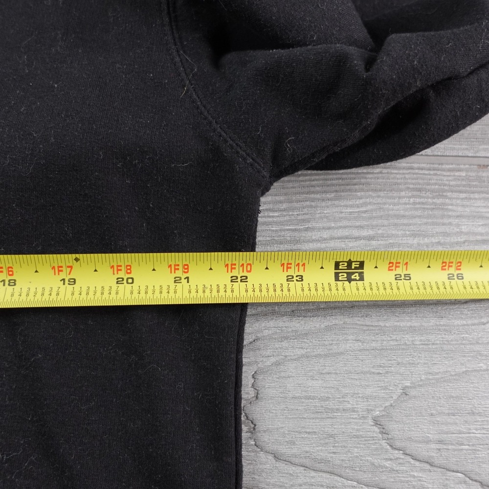 Anti Social Club Sweatshirt Men's Large Black Kkoch Butterfly Blossom ASSC Crew - Picture 6 of 7